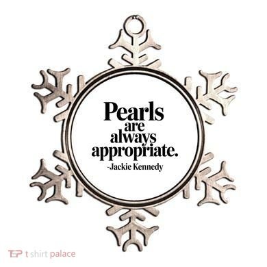 Groovy Pearls Are Always Appropriate Classic Pear Ornament