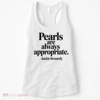 Groovy Pearls Are Always Appropriate Classic Pear Women's Tank Top thumb 0