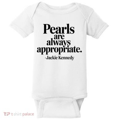 Groovy Pearls Are Always Appropriate Classic Pear Baby Bodysuit