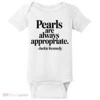 Groovy Pearls Are Always Appropriate Classic Pear Baby Bodysuit thumb 0