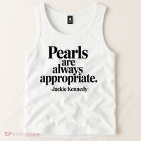Groovy Pearls Are Always Appropriate Classic Pear Tank Top thumb 2