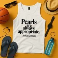 Groovy Pearls Are Always Appropriate Classic Pear Tank Top thumb 4