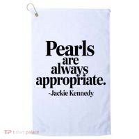 Groovy Pearls Are Always Appropriate Classic Pear Golf Towel thumb 0
