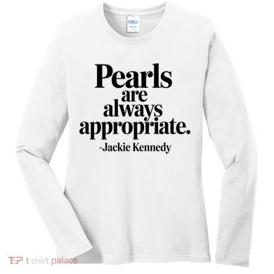 Groovy Pearls Are Always Appropriate Classic Pear Women's Long Sleeve Shirt
