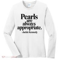 Groovy Pearls Are Always Appropriate Classic Pear Women's Long Sleeve Shirt thumb 0