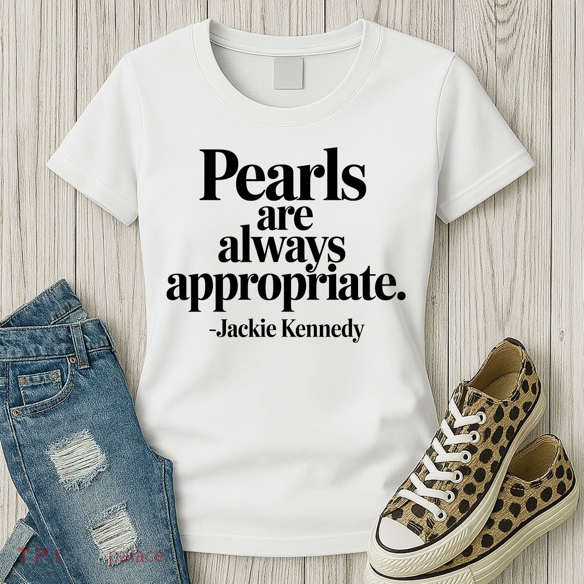 Groovy Pearls Are Always Appropriate Classic Pear Women's T-Shirt