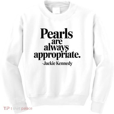 Groovy Pearls Are Always Appropriate Classic Pear Kids Sweatshirt