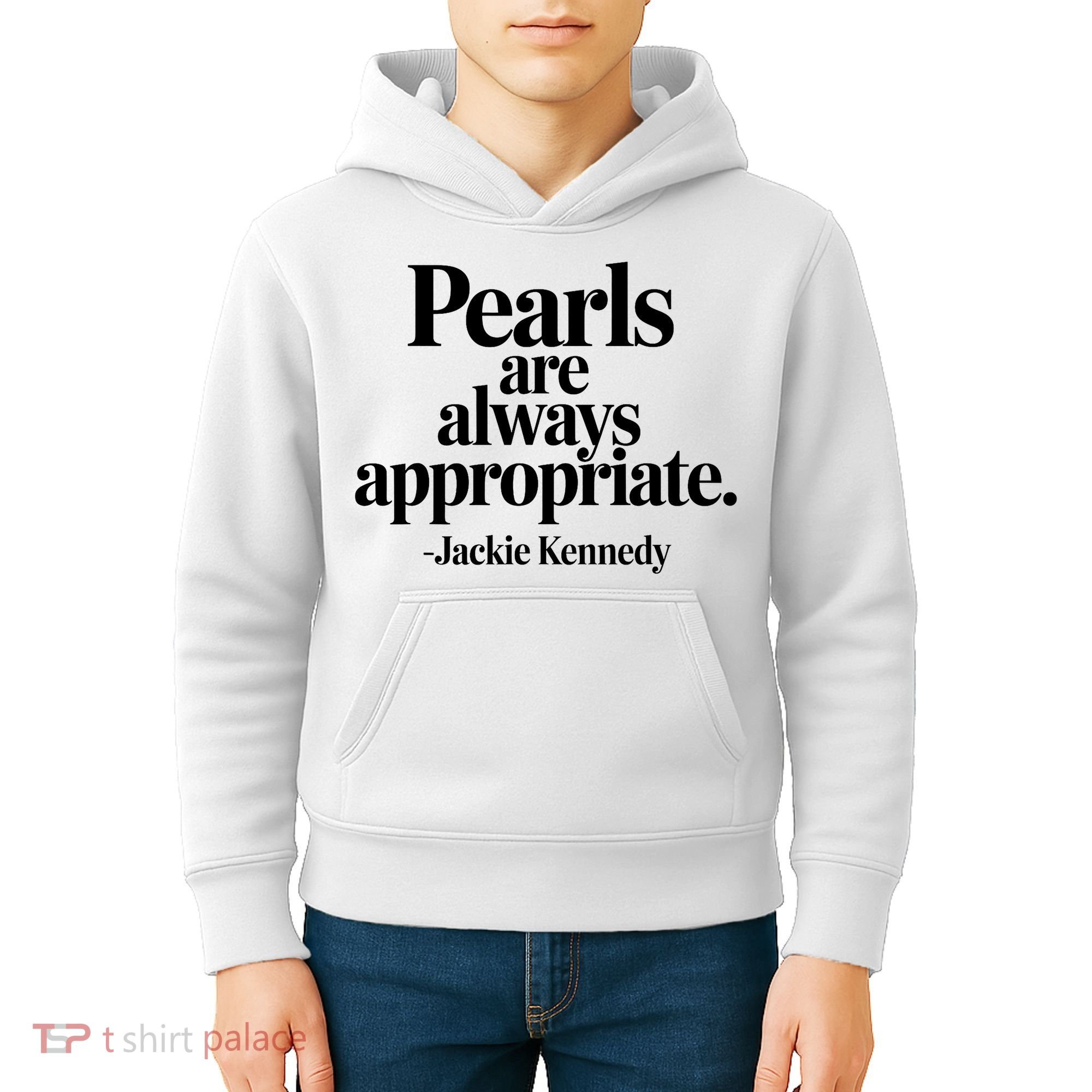 Groovy Pearls Are Always Appropriate Classic Pear Kids Hoodie
