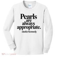 Groovy Pearls Are Always Appropriate Classic Pear Kids Long Sleeve Shirt thumb 0