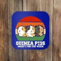 Guinea Pigs Aren't For The Week Coaster thumb 0