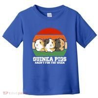 Guinea Pigs Aren't For The Week Toddler T-Shirt thumb 0
