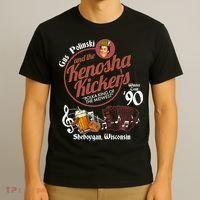 Gus Polinski And The Kenosha Kickers Sheboygan Wisconsin Winter Tour 1990 T-Shirt thumb 3