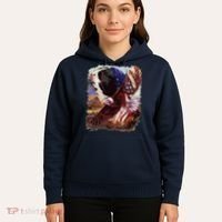 Guinea Pig American Flag 4th July Independence Eagle Hoodie thumb 5
