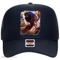 Guinea Pig American Flag 4th July Independence Eagle Hat thumb 0