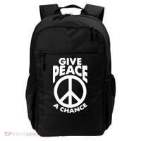 Give Peace A Chance Backpack thumb 0