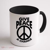 Give Peace A Chance Coffee Mug thumb 1
