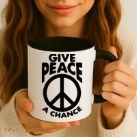 Give Peace A Chance Coffee Mug thumb 3