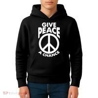 Give Peace A Chance Kids Hoodie thumb 4
