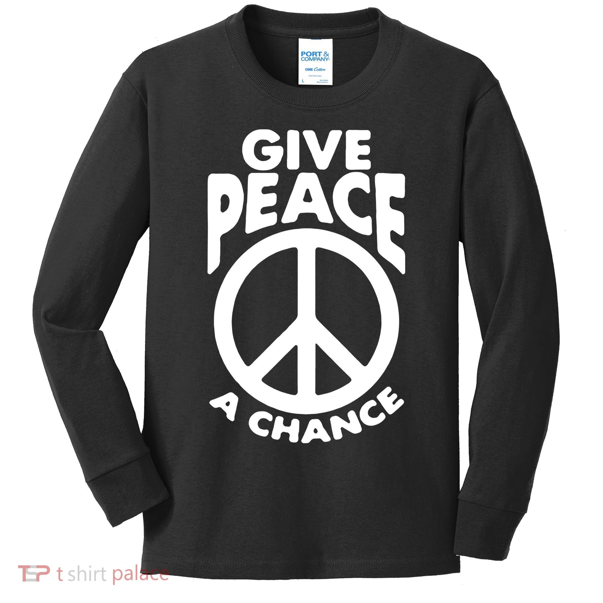Give Peace A Chance Kids Long Sleeve Shirt