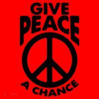 Give Peace A Chance Santa Hat thumb 1