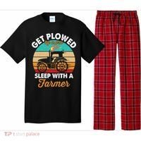 Get Plowed By A Pro Sleep With A Farmer Tractor Farming Great Gift Pajama Set thumb 0