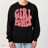 Girl Power Butterfly Retro Women's Sweatshirt thumb 0
