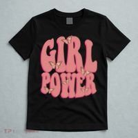 Girl Power Butterfly Retro T-Shirt thumb 5