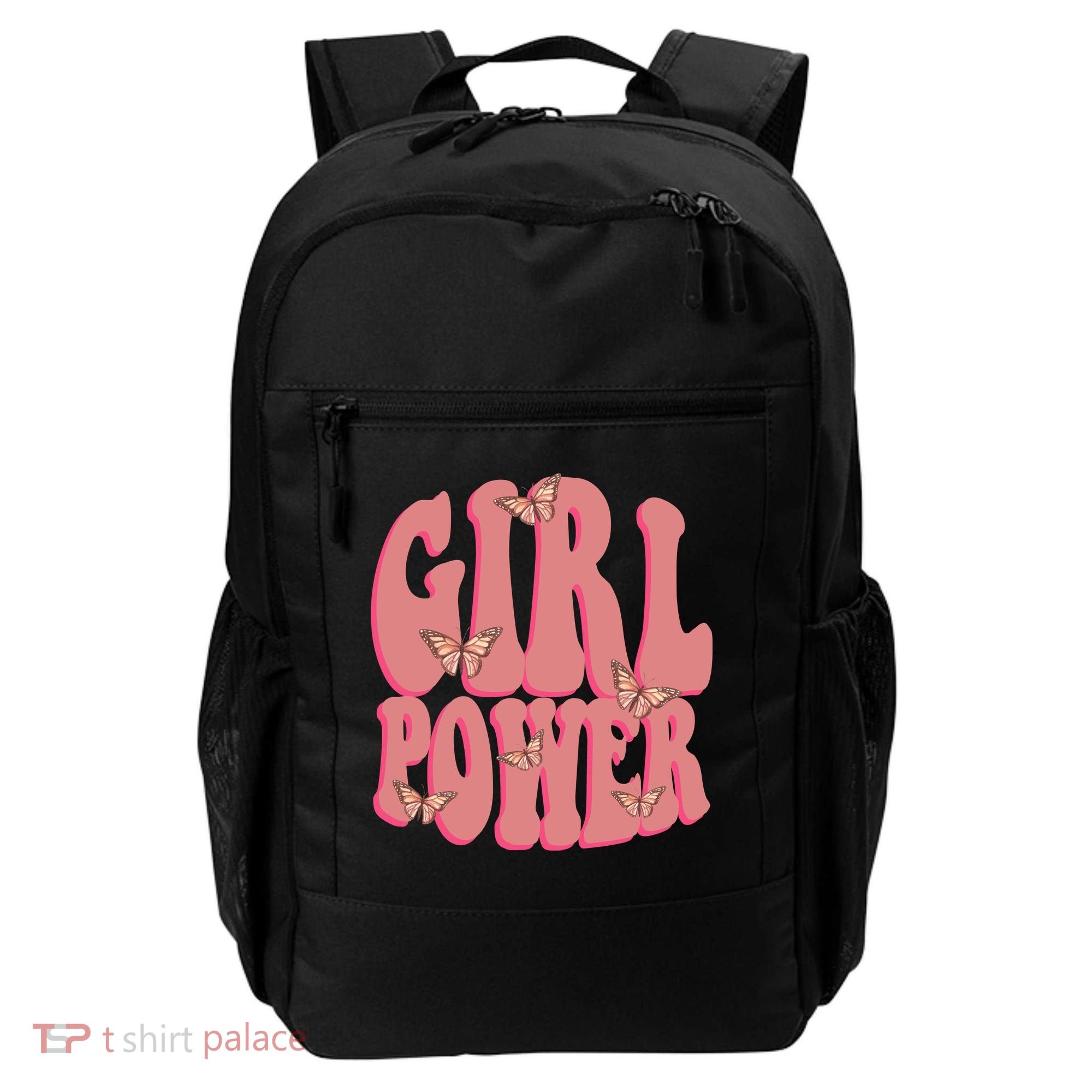 Girl Power Butterfly Retro Backpack