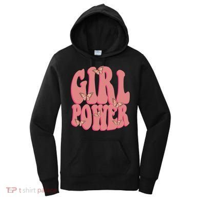 Girl Power Butterfly Retro Women's Hoodie