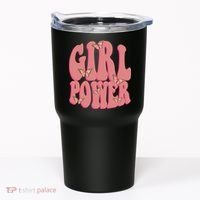 Girl Power Butterfly Retro Tumbler thumb 0