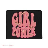 Girl Power Butterfly Retro Mousepad thumb 0