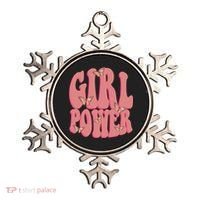 Girl Power Butterfly Retro Ornament thumb 0