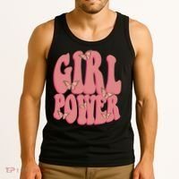 Girl Power Butterfly Retro Tank Top thumb 3