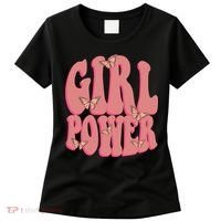 Girl Power Butterfly Retro Women's T-Shirt thumb 0