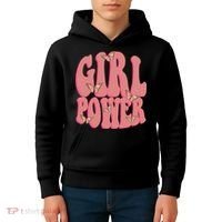 Girl Power Butterfly Retro Kids Hoodie thumb 4