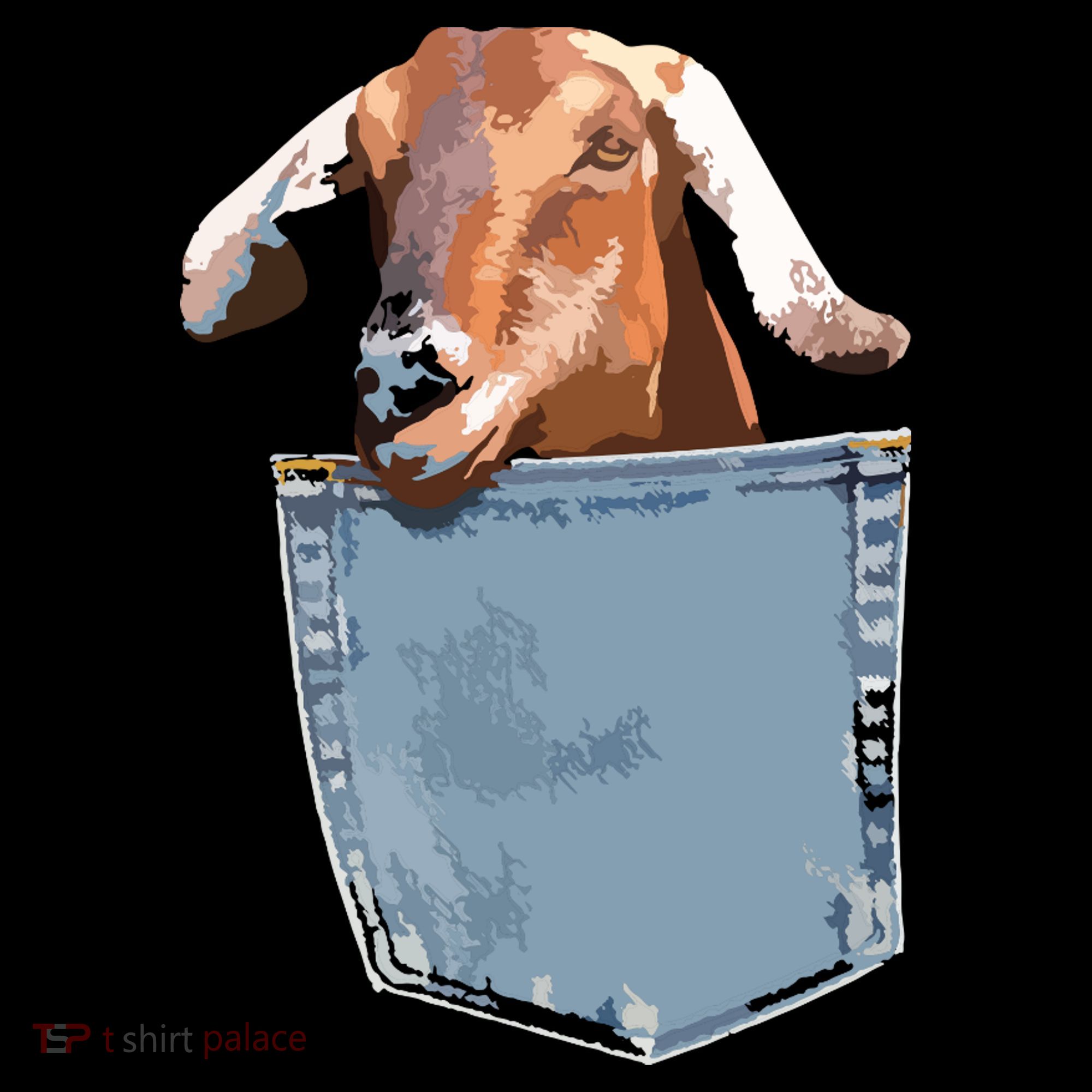 Goat Pocket Baby Goat Peeking Funny Goat Animal Coffee Mug