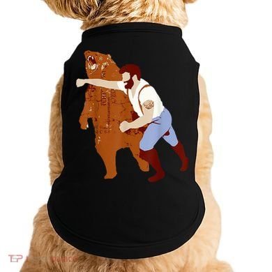 Guy Punching Bear Doggie Tank