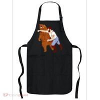 Guy Punching Bear Apron thumb 0