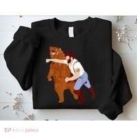 Guy Punching Bear Sweatshirt thumb 2