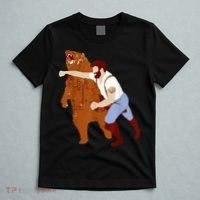 Guy Punching Bear T-Shirt thumb 5