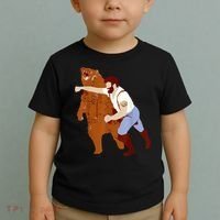 Guy Punching Bear Toddler T-Shirt thumb 2