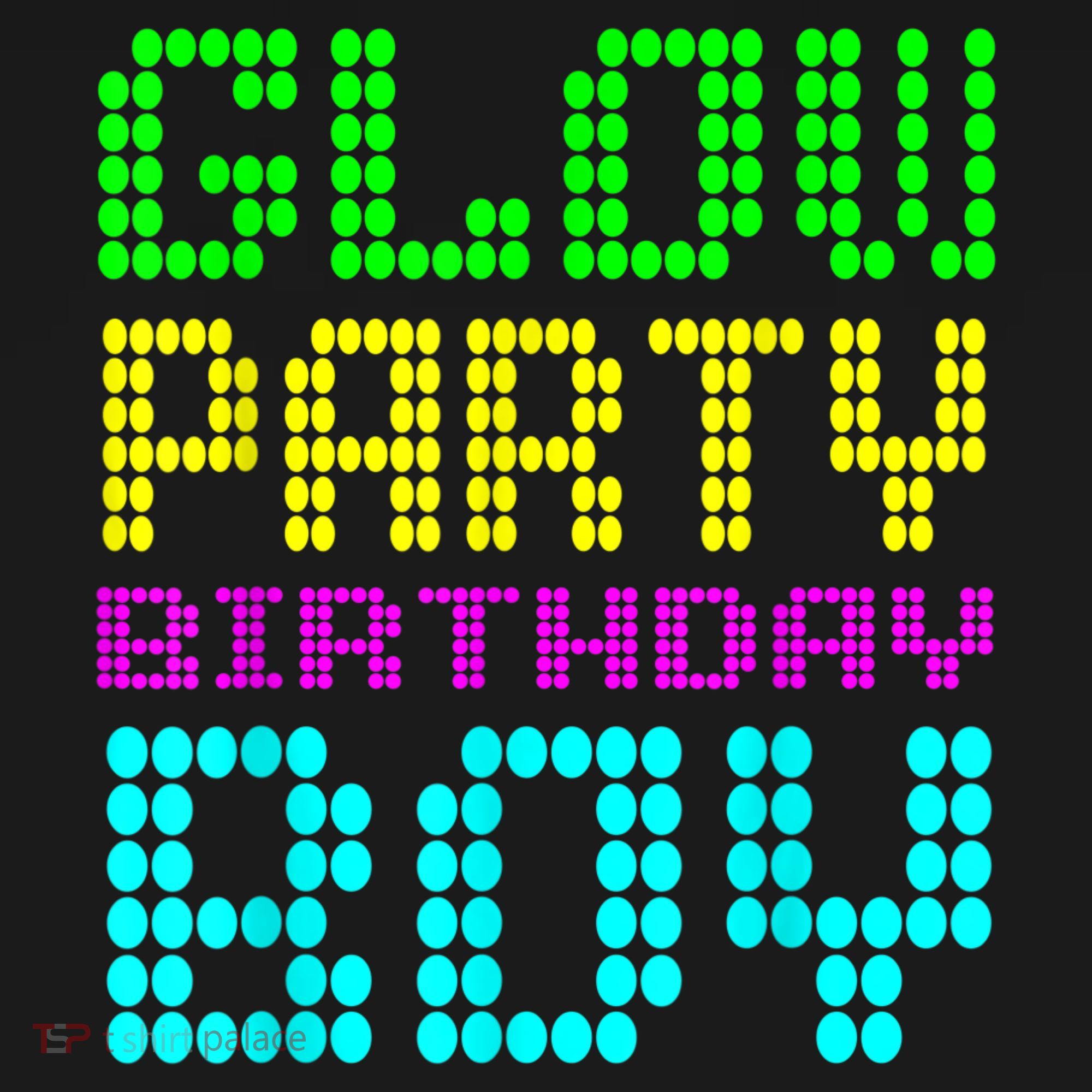 Glow Party Birthday Boy Party Retro Long Sleeve Shirt