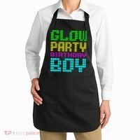 Glow Party Birthday Boy Party Retro Apron thumb 2