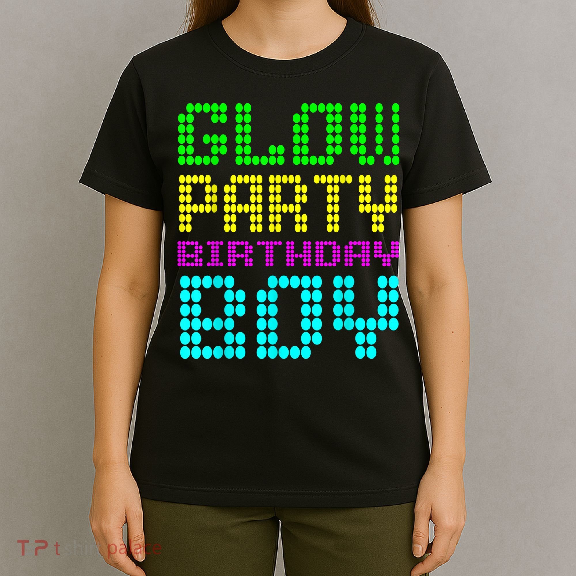 Glow Party Birthday Boy Party Retro T-Shirt