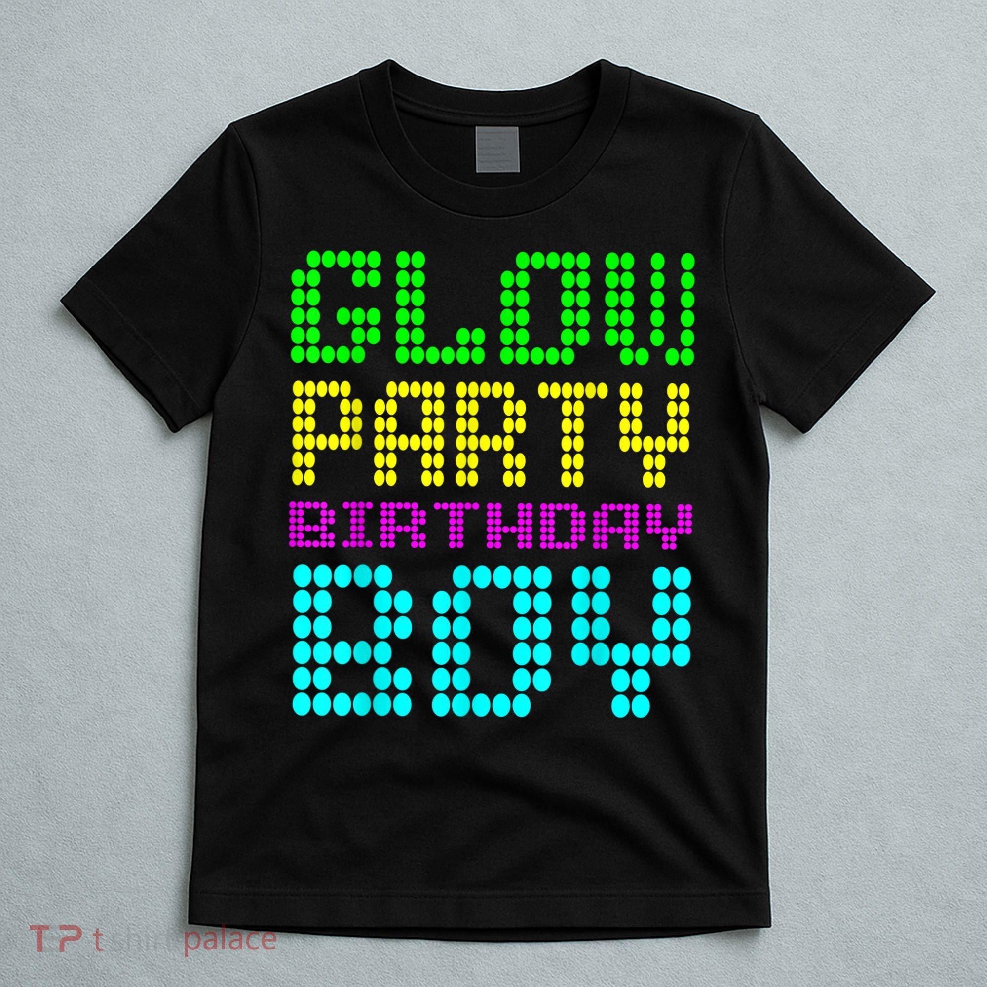 Glow Party Birthday Boy Party Retro T-Shirt