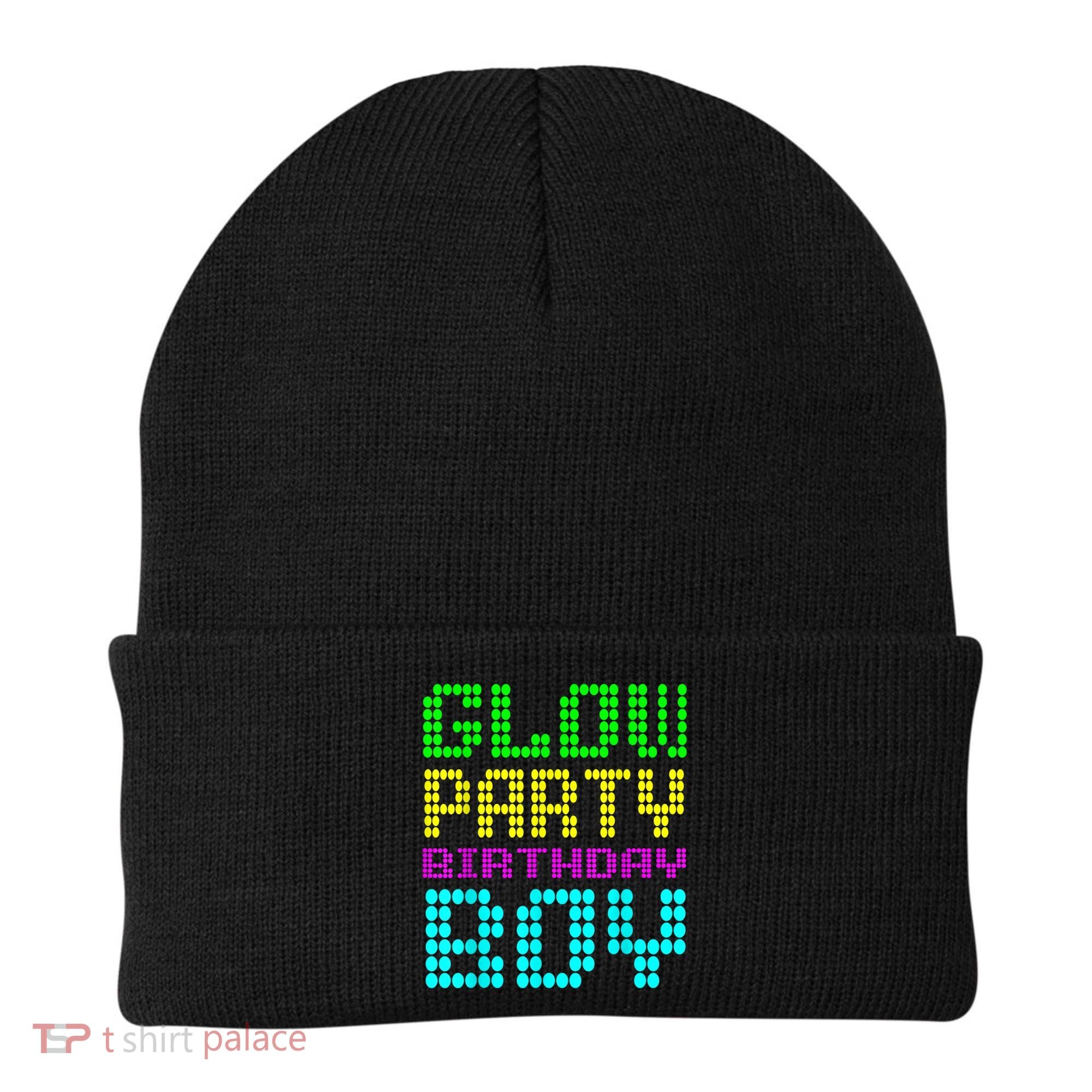 Glow Party Birthday Boy Party Retro Beanie