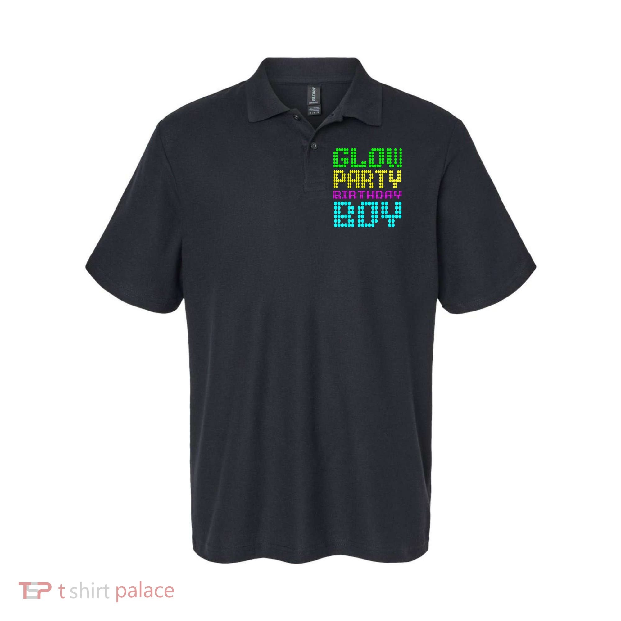 Glow Party Birthday Boy Party Retro Polo