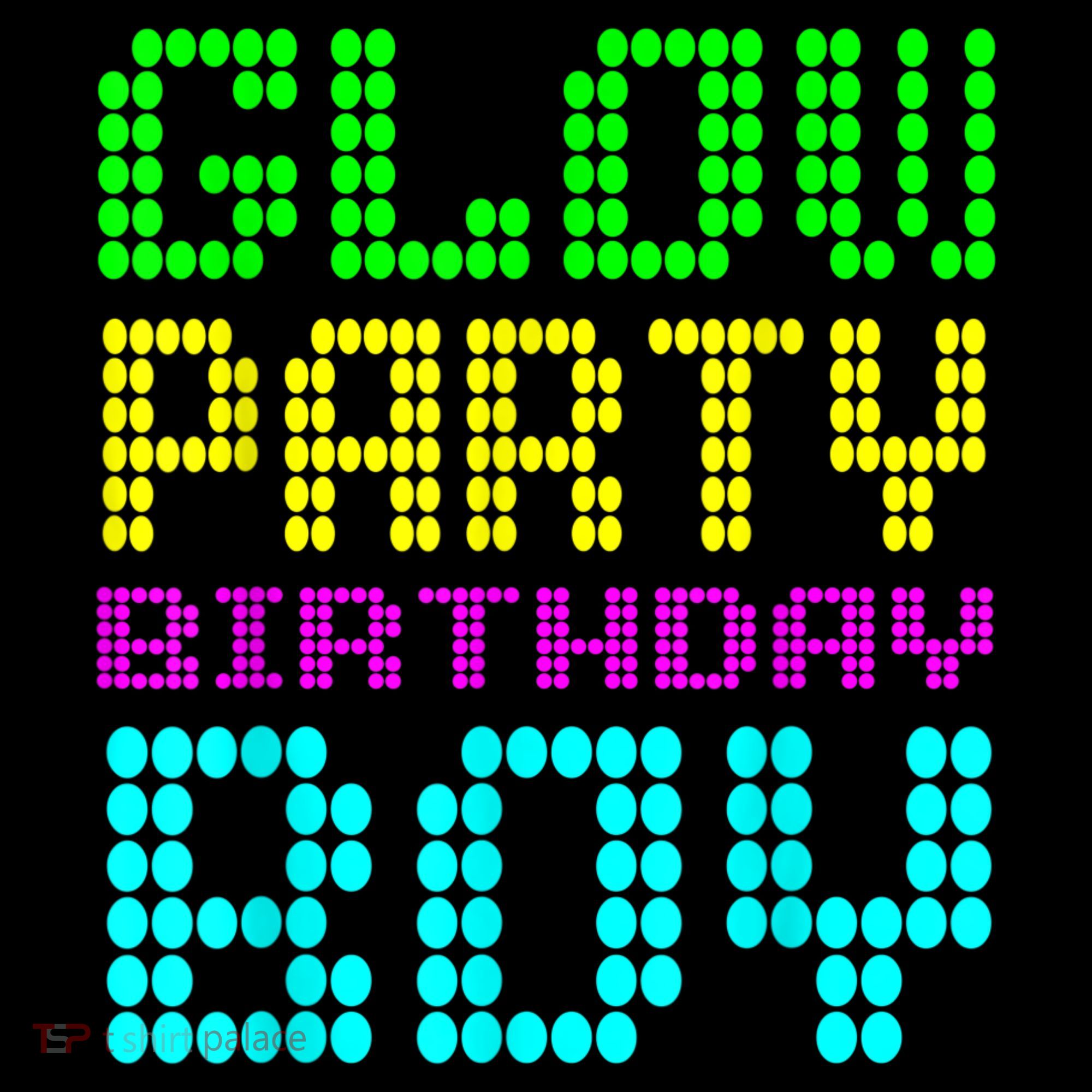 Glow Party Birthday Boy Party Retro Women's Hoodie