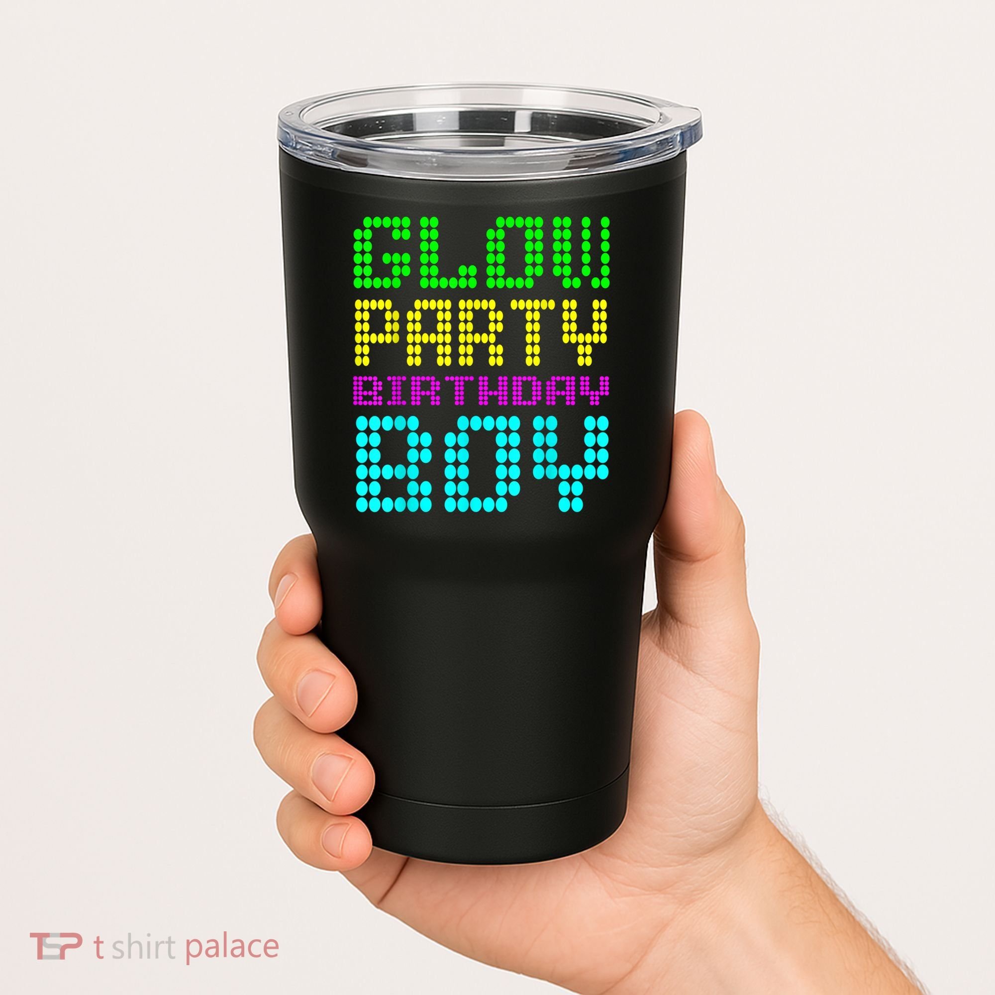 Glow Party Birthday Boy Party Retro Tumbler