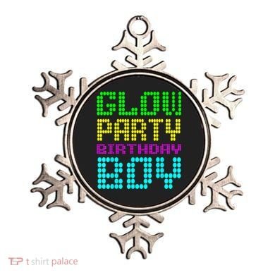 Glow Party Birthday Boy Party Retro Ornament